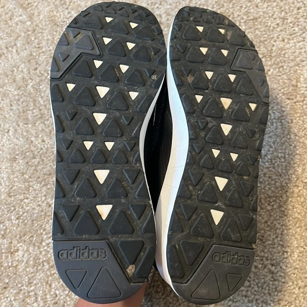 Adidas men’s ortholite float cloud foam black white sneaker low top size 9 shoe